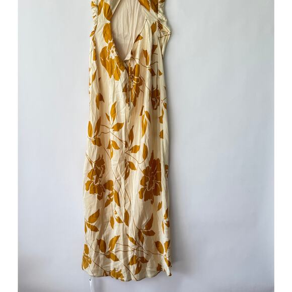 Reformation Womens Anaiis Silk Maxi Dress Maracuya Floral Size 12 NWT - Picture 9 of 11